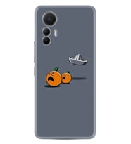 Xiaomi 12 Lite Kılıf Resimli Desenli Baskılı Silikon Orange Escape 1374