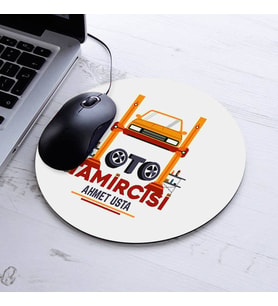İsme Özel Oto Tamircisi Yuvarlak Mousepad