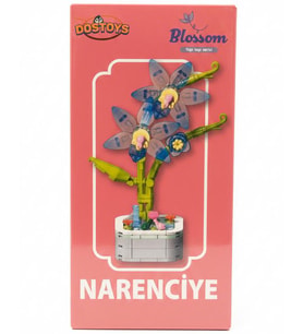Dostoys Yapı Taşı Serisi Çiçek Yapım Seti Narenciye