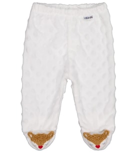 Minidamla Topçikli 1-6 Ay Tek Alt Bebe - Ekru