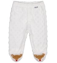 Minidamla Topçikli 1-6 Ay Tek Alt Bebe - Ekru