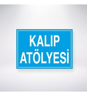 Kalıp Atölyesi 21x28 Arkası Yapışkanlı Levha