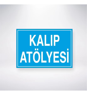 Kalıp Atölyesi 21x28 Arkası Yapışkanlı Levha