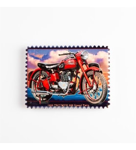 1950 Triumph Thunderbird Motosiklet Buzdolabı Magneti (Karışık)