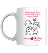 Bir Gün Değil Her Gün Seviyorum Seni Diyenlere Özel Kupa Bardak