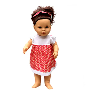 Sunman Lila Sesli Saçlı Et Bebek