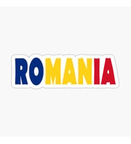 Romanya Çıkartması Sticker Etiket 19CM