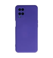 Oppo A54 4G Kılıf Nano içi Kadife Silikon - Mor