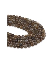 6 MM Labradorit Doğal Taş Dizi (Yeşil)