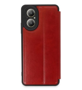 Newface Realme 12 Lite Kılıf Flip Cover - Kırmızı