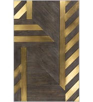 Eliana Home Baskılı, Yıkanabilir Kaymaz Taban Salon Halısı LNA1244 100x150 cm (Kahverengi)
