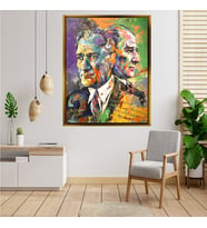 ÇERÇEVELİ ATATÜRK TABLO S151