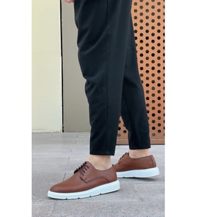 Xramburada 003 Bağcıklı Klasik Yüksek Taban Casual Erkek Ayakkabı