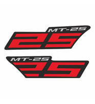 Yamaha Mt-25 Uyumlu Kırmızı Yan Stıcker Set