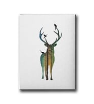 Geyikli Modern Canvas Tablo MİND428