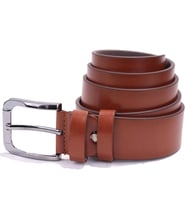 Dagoster DMK26-355 Taba 4 cm Suni Deri Erkek Kemer