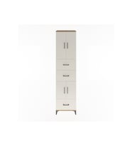 Hyperion Dolap 3 Raflı 3 Çekmeceli 4 Kapaklı 60x44x243 Çam-Aytaşı