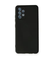 Samsung Galaxy A32 Kılıf Nano içi Kadife Silikon - Siyah