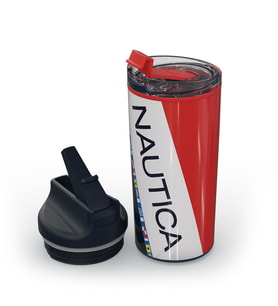 Nautica NTM02 Sport Termos Paslanmaz Çelik 950 ml Navy Flags