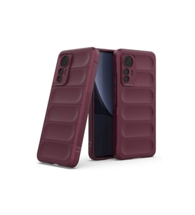 Xiaomi Mi 12 Lite Kılıf Optimum Silikon - Bordo