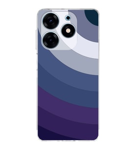 PrintiFy Tecno Spark 10 Pro Uyumlu Kamera Korumalı Renk Cümbüşü E Tasarımlı Şeffaf Silikon Kılıf
