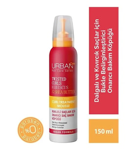 Urban Care Köpük Twısted Curls Hıbıscus Sea Butter Bukleli Saçlar 150Ml