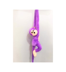Sesli Pelüş Maymun 30 Cm (Çok Renkli)