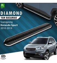 S-Dizayn Ssangyong Korando Sport Diamond Krom Yan Basamak 203 Cm 2010-2019 A+ Kalite