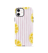 iPhone 12 Vorian Çift Katmanlı Kılıf Pink Lemon Window