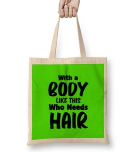 Gym Workout Fitness Lover Motivation Gift Quotes For MEN Women Bez Çanta Uzun Saplı