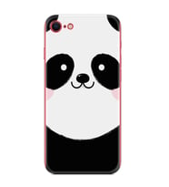 Apple iPhone 5 6 7 8 Plus Se XR Kılıf Desemli Silikon Sevimli Panda 1794