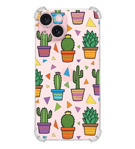 PrintiFy Apple iPhone 15 Water Color 4 Şeffaf Köşe ve Kamera Korumalı Korumalı Antişok Kılıf