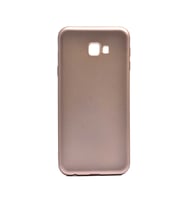 Samsung Galaxy J4 Plus Uyumlu Kılıf Zore Premier Silikon Kapak (Gold)