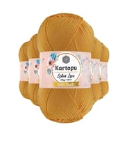 5 Adet Lotus Lux Bikini Büstiyer Bluz Simli Örgü İpi K318 Koyu Sarı
