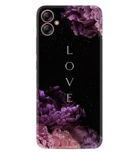 Samsung Galaxy A04E Kılıf Silikon Desen Özel Seri Love Flow 1664