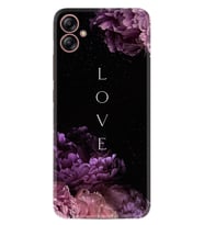Samsung Galaxy A04E Kılıf Silikon Desen Özel Seri Love Flow 1664