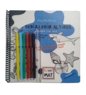 Funny Mat Denizlerin Altında Kalemli Mini Set