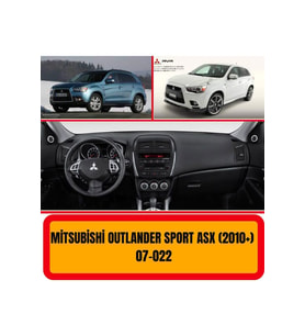Mitsubishi Outlander Sport Asx 2010 Ön Örtüsü Göğüs Panel Torpido Koruma Koruyucu Halısı Yedek