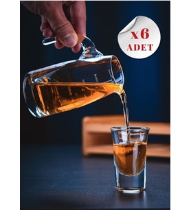 6'lı Boston Shot Bardağı 28ml