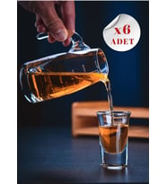 6'lı Boston Shot Bardağı 28ml