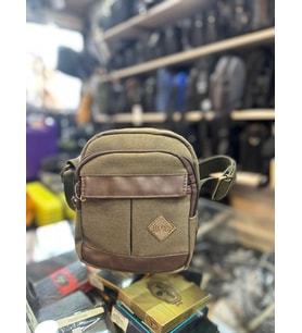 TRG POLO BOSS HAKİ Ön Cepli Ayarlanabilir Çapraz Askılı Unisex Omuz Çantası