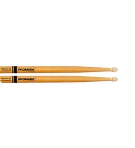 Promark R5AAGC Rebound 5A ActiveGrip Clear Baget - Şeffaf (Profesyonel) Hickory Ağacı, Isıya Duyarlı Kaymaz Kaplama (ActiveGrip), Geri Sekme (Rebound) Odaklı Ağırlık Merkezi