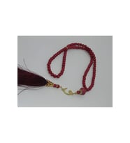 Inci Tesbih Vav Model ( Bordo ) (Standart)