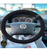 Volkswagen Passat B5.5 Dikme Direksiyon Kılıfı Alcantara Süet Monza Black 2000-2005
