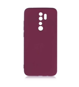 Xiaomi Redmi Note 8 Pro Kılıf Orj Lansman Serisi Pürüzsüz Esnek Kadife İç Kısım (Koyu Mor)