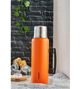 Cooker 1,5 Litre Kulplu Çelik Termos CKR-2085 Turuncu
