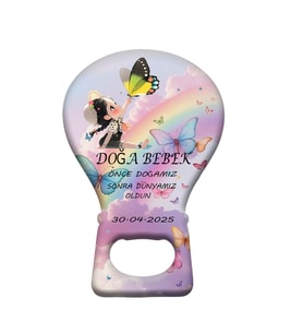 Yeni Doğan Kız Çocuğu için Özel Balon Magnet Açacak