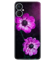 Tecno Spark 9T Kılıf Resimli Desenli Silikon Platinium Series Çiçekler 1869