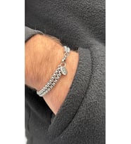 Harfli Çelik Bileklik Gerçek Kararmaz Yeni Model