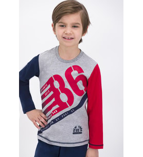 Roly Poly 1894 Newyork 86 Erkek Çocuk Pijama Takımı (Vanilya)